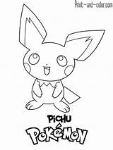 Pokemon Coloring Pages Color Print Pikachu Sheets Go sketch template