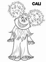 Smallfoot Coloring Pages Cali Fun Kids sketch template