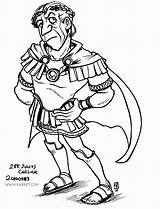 Caesar Asterix Julius Coloring Clipart Karrey Library Popular sketch template