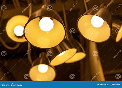 led lamps science  technology background stock photo image
