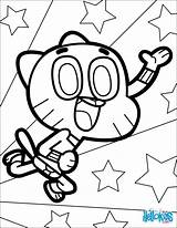 Gumball Coloring Pages Watterson Hellokids Color Hello Kids Getcolorings Getdrawings sketch template