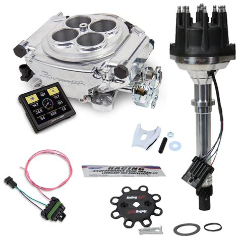 holley sniper   efi shiny finish wdistributor kit sbcbbc