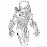 Predator Alien Xcolorings Trippy 960px Fiction sketch template