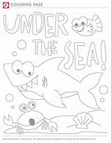 Sea sketch template