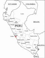 Peru America Map sketch template