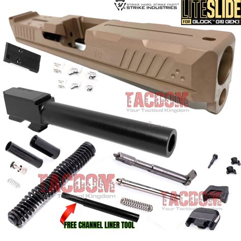 Strike Industries Fde Lite Slide For Glock 19 Gen 3 And P80 Pf940v2