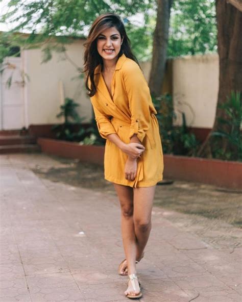 Rhea Chakraborty Hot Actress Latest Images In Short Skirt