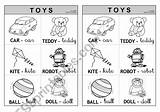 Toys Colouring Worksheet Information Worksheets Vocabulary Esl Preview sketch template