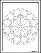Coloring Pages Kaleidoscope Adult Printable Adults Drawing Pdfs Color Getcolorings Getdrawings sketch template