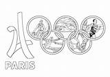2024 Paris Olympic Coloring Games Rings Drawing Sport Pages Logo Sports Olympics Summer Adult Kids Color Official Different Getdrawings Drawings sketch template
