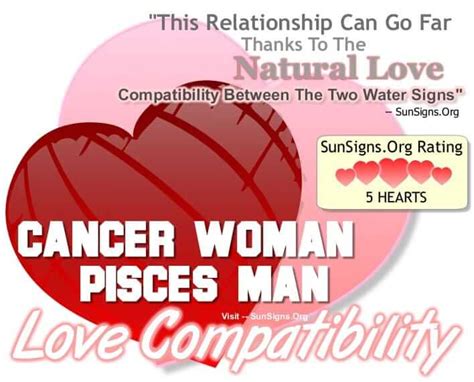 cancer woman and pisces man a naturally compatible relationship sun