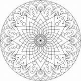 Mandala Coloring Pages Kids sketch template