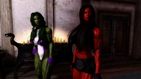 Muscular She Hulk Type Request And Find Skyrim Adult