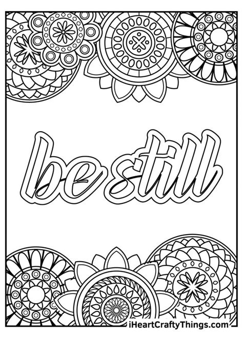 stress relief coloring pages   printables