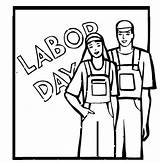 Labor Coloring Printable Pages sketch template