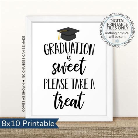 printable graduation  sweet sign black teacher gift tags school