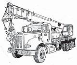 Truck Crane Coloring Drawing Boom Clipart Pages Lineman Vector Sketch Getdrawings Clip Template Digger Webstockreview sketch template