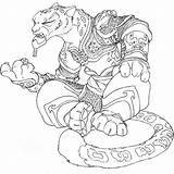 Fu Kung Coloriage Tai Lung Imprimer sketch template