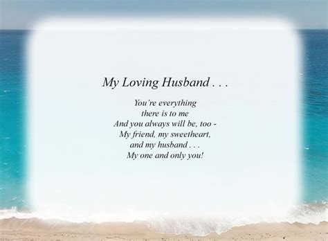 loving husband   love poems