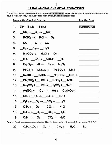 double displacement reaction worksheet worksheet