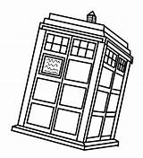Tardis Colour Who Doctor Drawing Getdrawings Deviantart sketch template