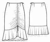 Lekala Skirts sketch template
