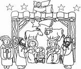 Belen Nacimiento Jesus Colorir Presepio Natal Lds Completo Coloringhome Buscando Lindos Noviembre Melhores sketch template