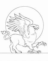 Coloring Griffin Pages Griffon Chimera Gryphon Characters Modern Getcolorings Printable Getdrawings Drawings Chimère Designlooter Color Coloriage Drawing Colorings 52kb 640px sketch template