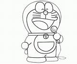 Singing Doraemon Himitsu Surfing sketch template