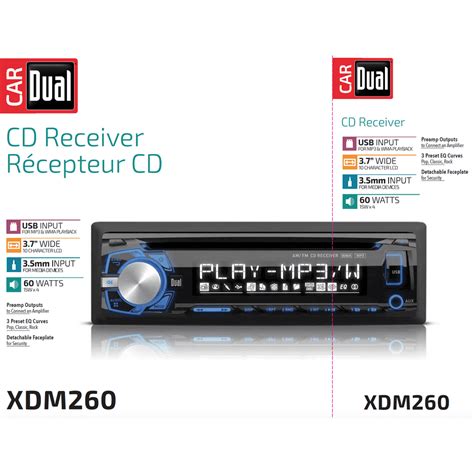 dual electronics xdm multimedia detachable   lcd single din car stereo  built