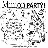 Coloring Minion Pages Minions Kids Drawing Color Sheets Printable Party Cake Soccer Printables Banana Cartoon Clipart Playing Sheet Sports Football sketch template