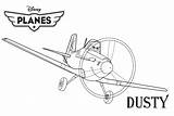 Planes Dusty Coloriage Colorier Coloriages Avions Animation Propeller Airplane Momes Tresor sketch template