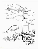 Coloring Lighthouse Pages Romans Bible Adults Printable Adult Stormy Surrounds Rock Realistic Light Jesus Seas Even Verse Lipstick Shopkins Drawing sketch template