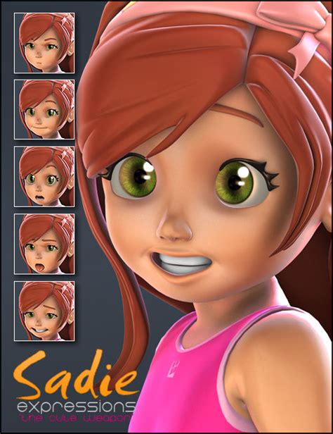 Sadie Expressions Daz 3d