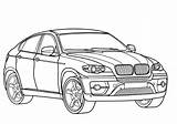 Bmw X6 Coloring Pages Color Printable sketch template