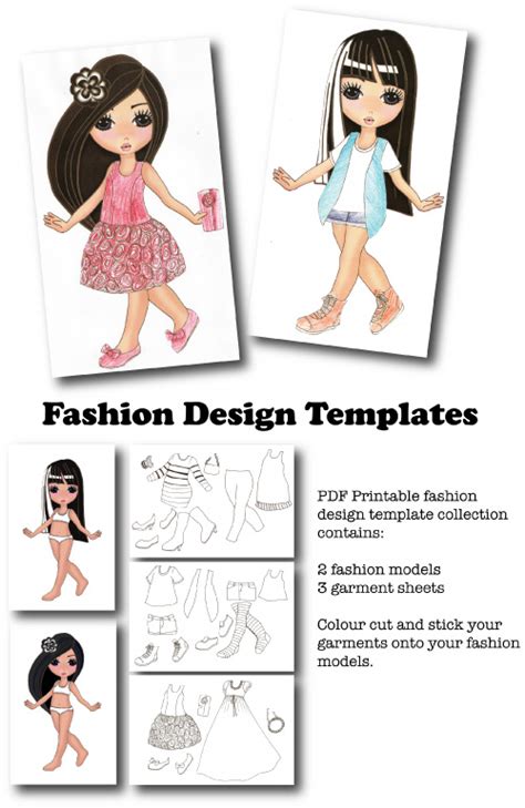 images  printable clothing design templates fashion sketch