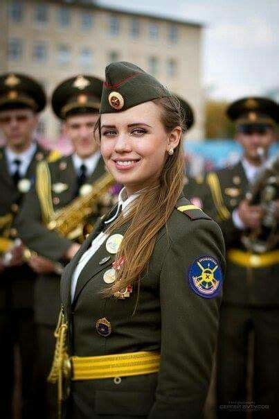Russian Female Soldier Military Women Army Women