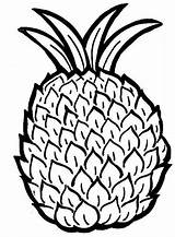 Pineapple Coloring Pages Kids Printable Outline Fruit Colouring Fruits Sheets Mothers Print Victoria Vegetables Choose Board Cartoon Prints Popular Coloringhome sketch template