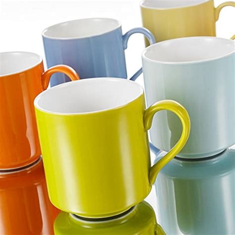 kt mug sets  piece porcelain coffee mugs  ceramic tea cups  oz