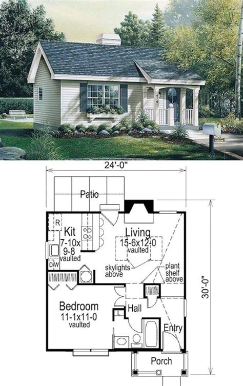 affordable small cottage plan  sq ft artofit