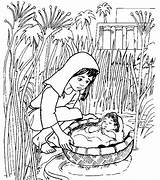 Moses Baby Coloring Pages Ed Christian Go Additional Below Please Find Some sketch template