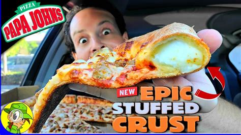 Papa John S® Epic Stuffed Crust Pizza Review 🏋️💪🍕 Peep This Out 🕵️‍♂