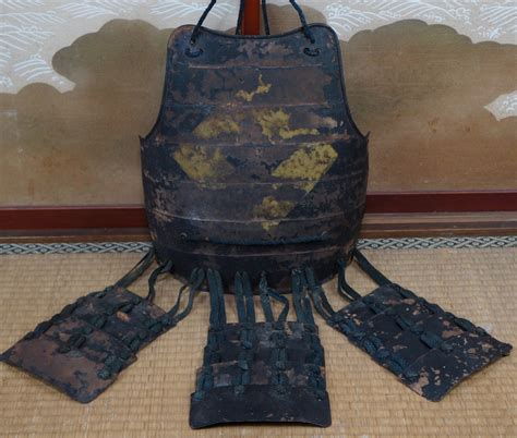 antique samurai infantry front armor do 1700 s original japanese historical item ebay