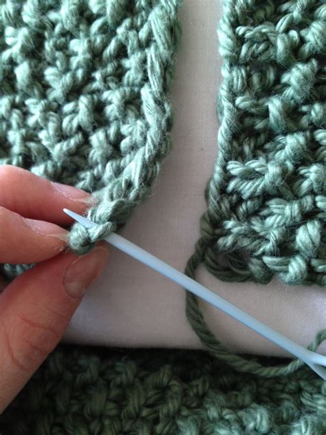 finishing off how to complete your infinity scarf