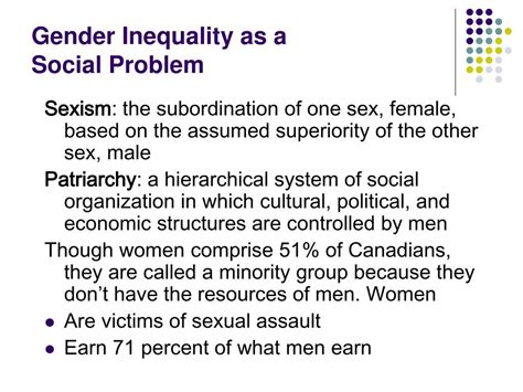 ppt social problems sexism and gender inequality