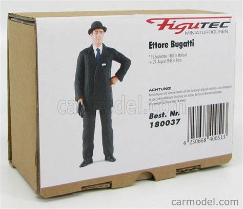 figutec  scale  figures ettore bugatti black
