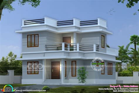 lakhs cost estimated modern home  sq ft kerala home design  floor plans  houses