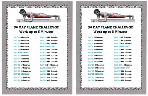 day plank challenge choose    minute plank challenge