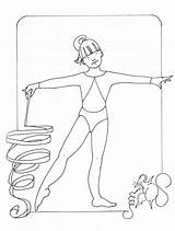 Gymnastics Coloring Pages Printable Kids Barbie Gymnastic Girls Clipart Color Drawing Print Leotard Getdrawings Easy Unique Douglas Gabby Getcolorings Library sketch template