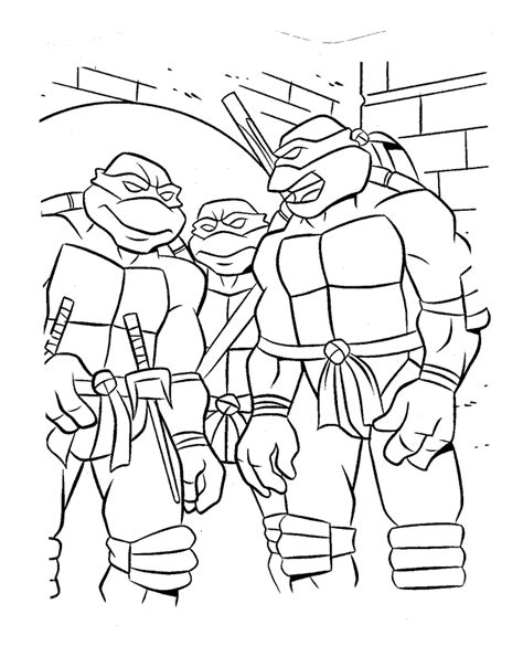 coloriage de tortues ninja  imprimer ninja turtles kids coloring pages